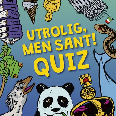 Omslag av "Utrolig, men sant! QUIZ for hele familien"