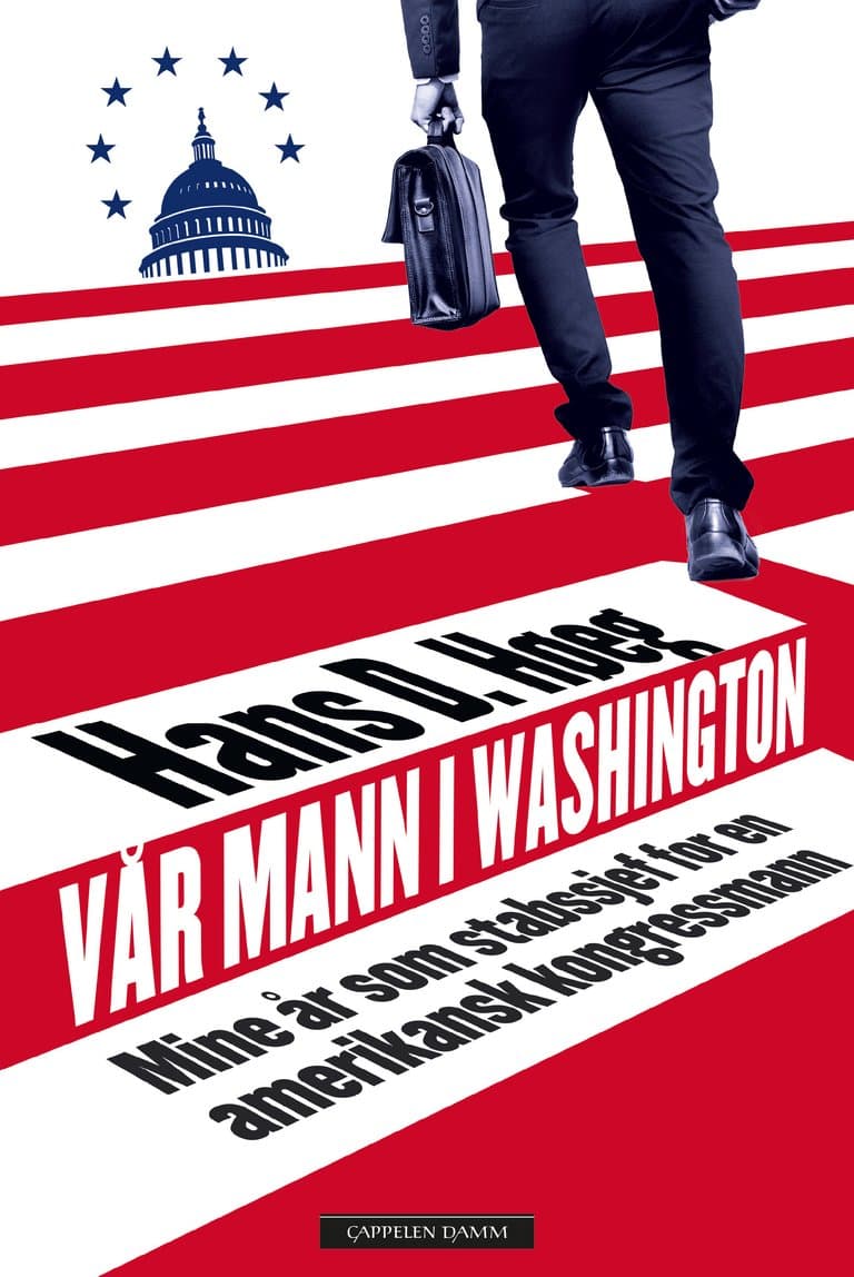 Omslag Vår mann i Washington av Hans Høeg (Ebok)