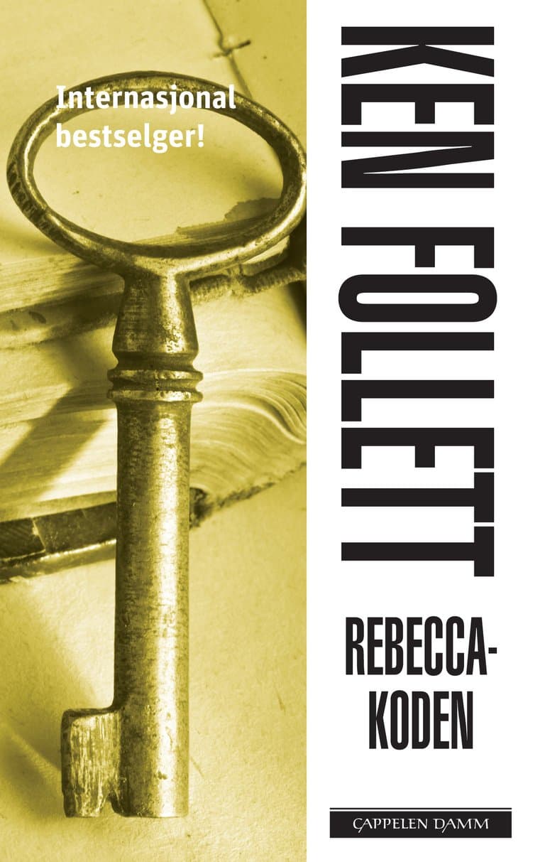 Omslag Rebecca-koden av Ken Follett (Heftet)