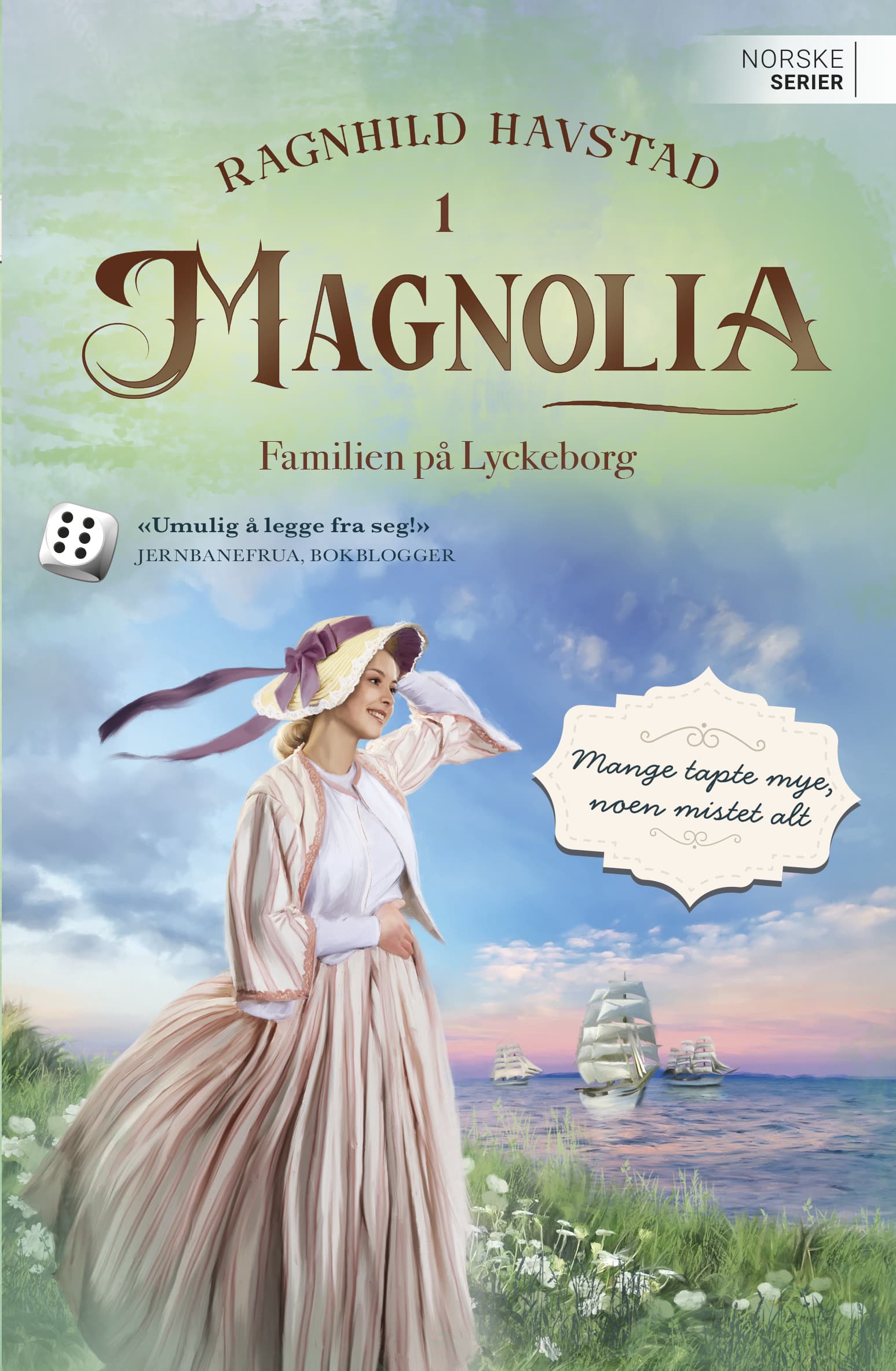 Omslag Familien på Lyckeborg av Ragnhild Havstad (Ebok)