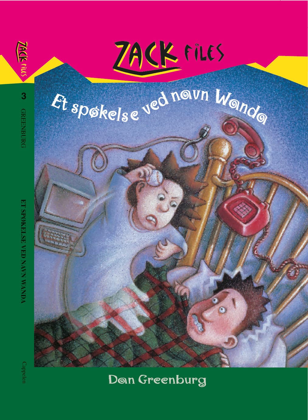 Omslag Et spøkelse ved navn Wanda Zack-files av Dan Greenburg (Innbundet)