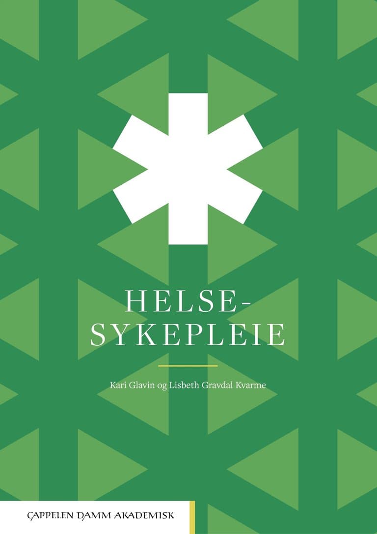 Omslag Helsesykepleie av Kari Glavin og Lisbeth Gravdal Kvarme (Innbundet)