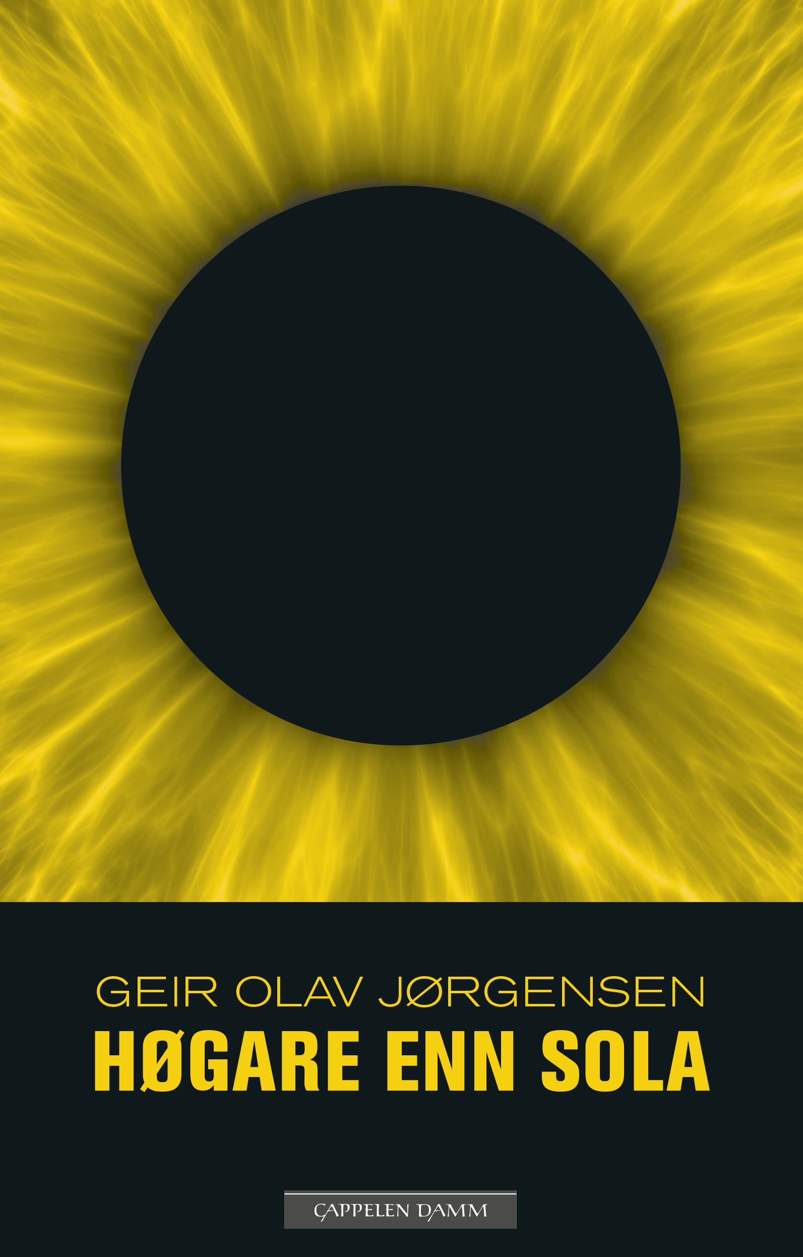 Omslag Høgare enn sola av Geir Olav Jørgensen (Innbundet)