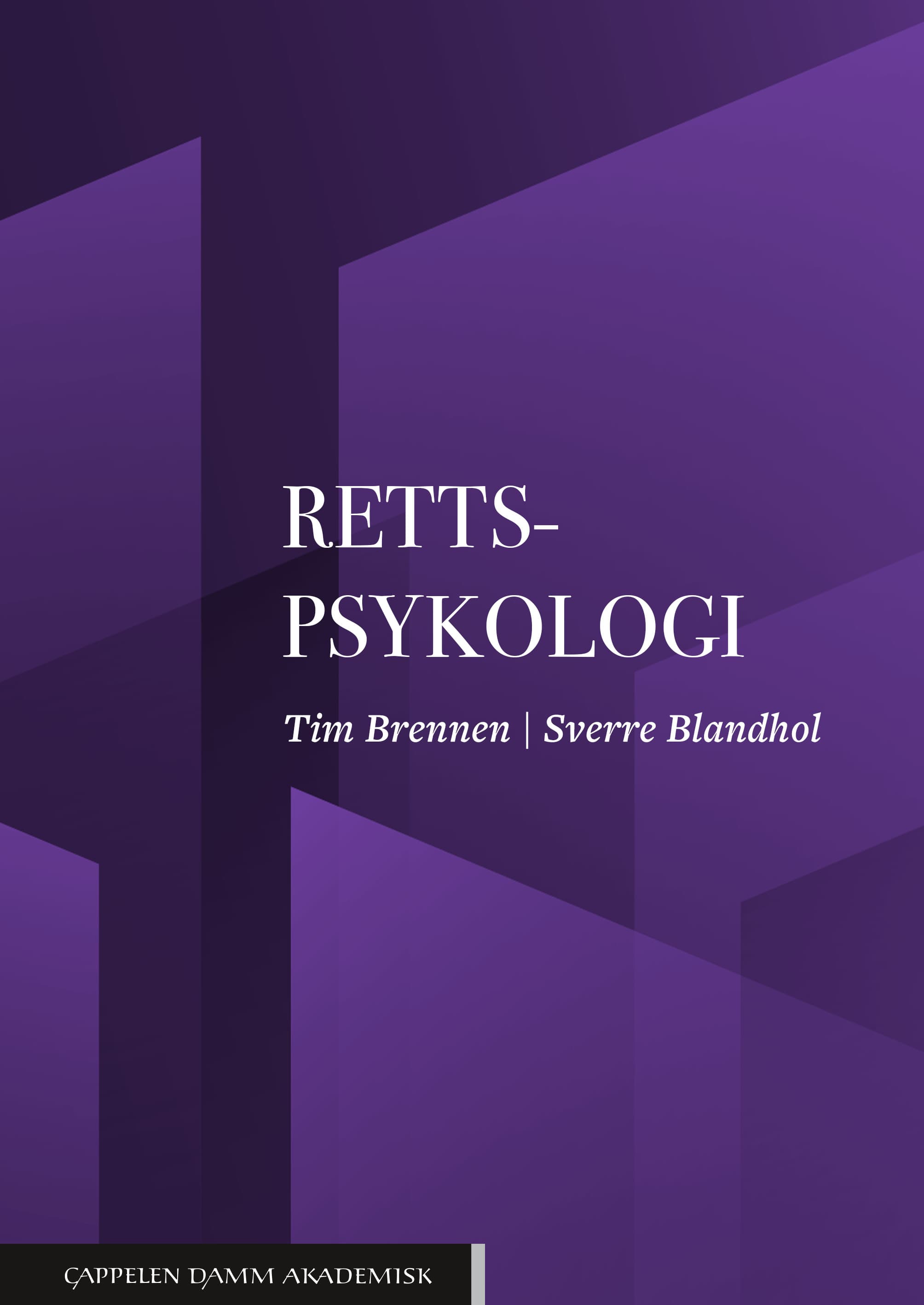Omslag Rettspsykologi av Tim Brennen og Sverre Blandhol (Heftet)