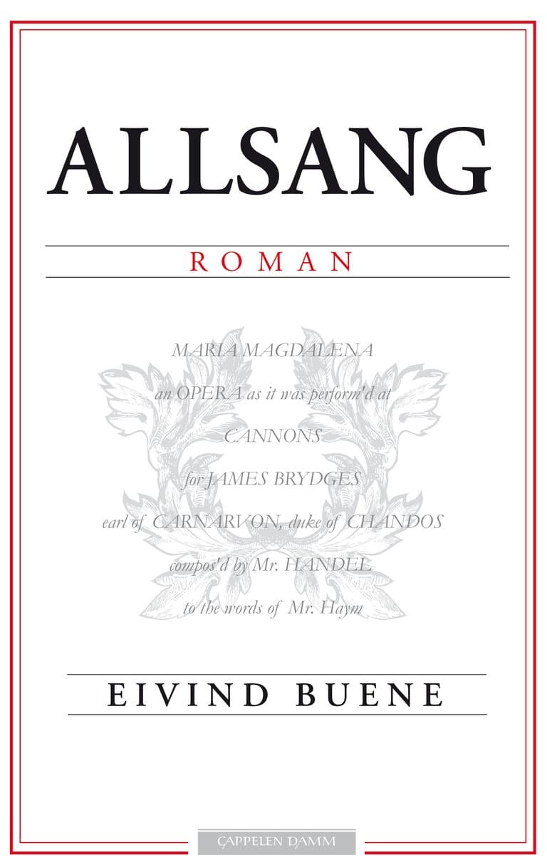 Omslag Allsang av Eivind Buene (Innbundet)