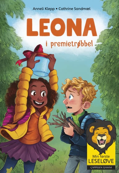 Omslag av "Min første leseløve - Leona 2: Leona i premietrøbbel"