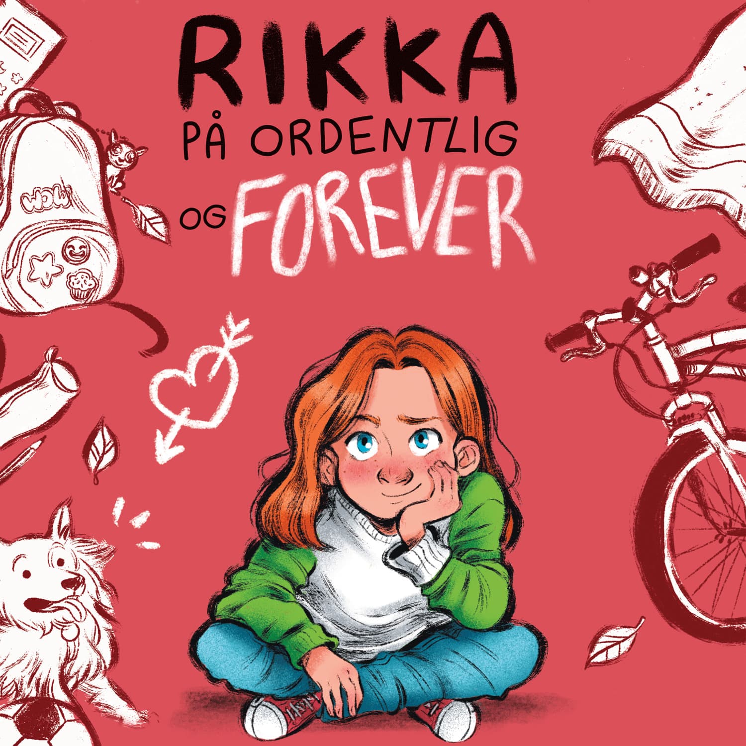 Omslag Rikka - på ordentlig og forever av Maiken Nylund (Lydbok)