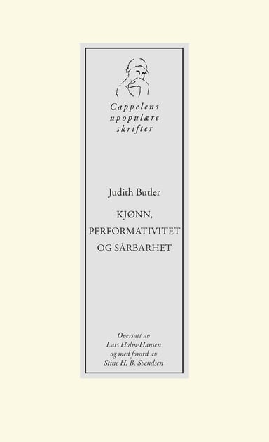 Omslag av "Kjønn, performativitet og sårbarhet"