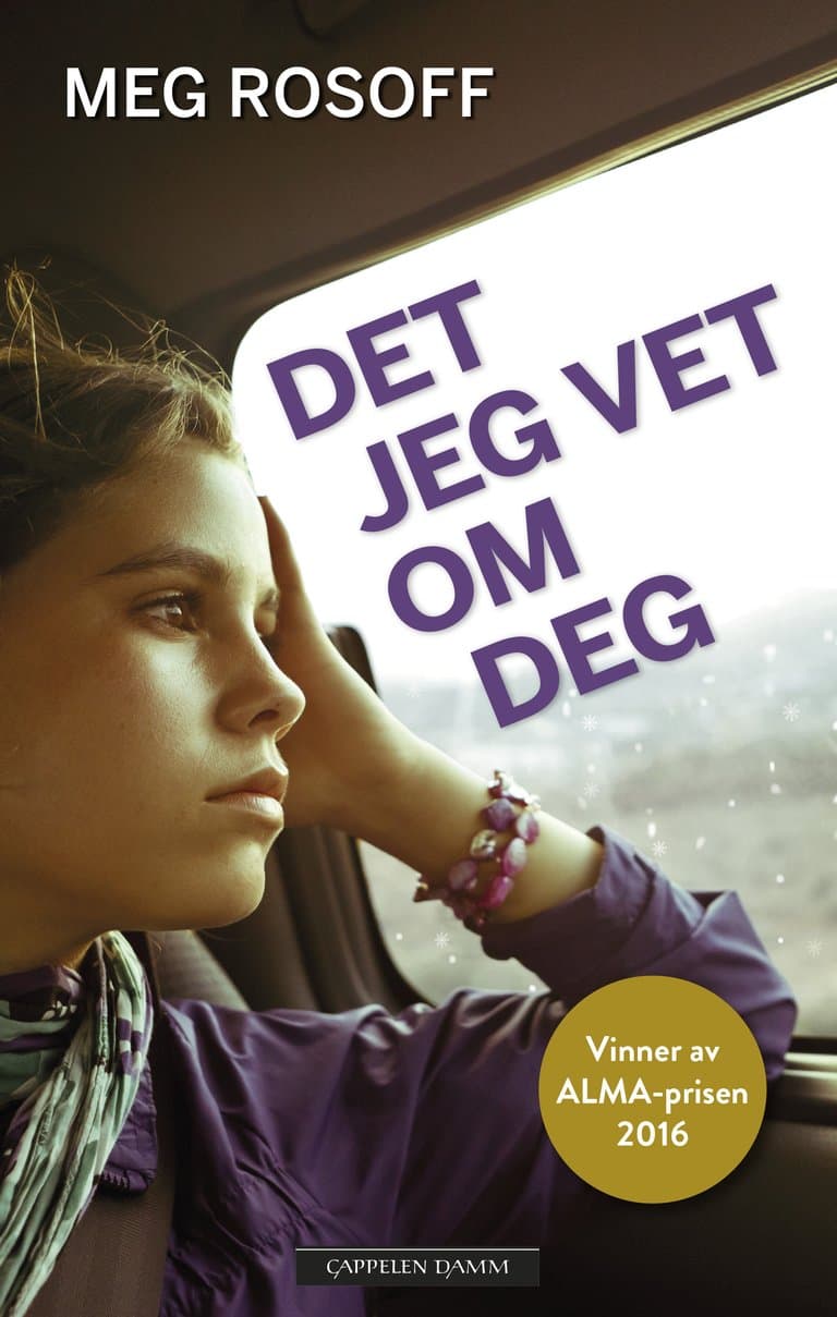Omslag Det jeg vet om deg av Meg Rosoff (Innbundet)