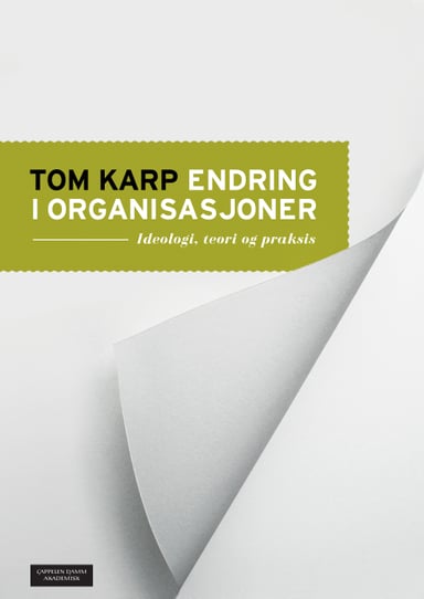Omslag av "Endring i organisasjoner"