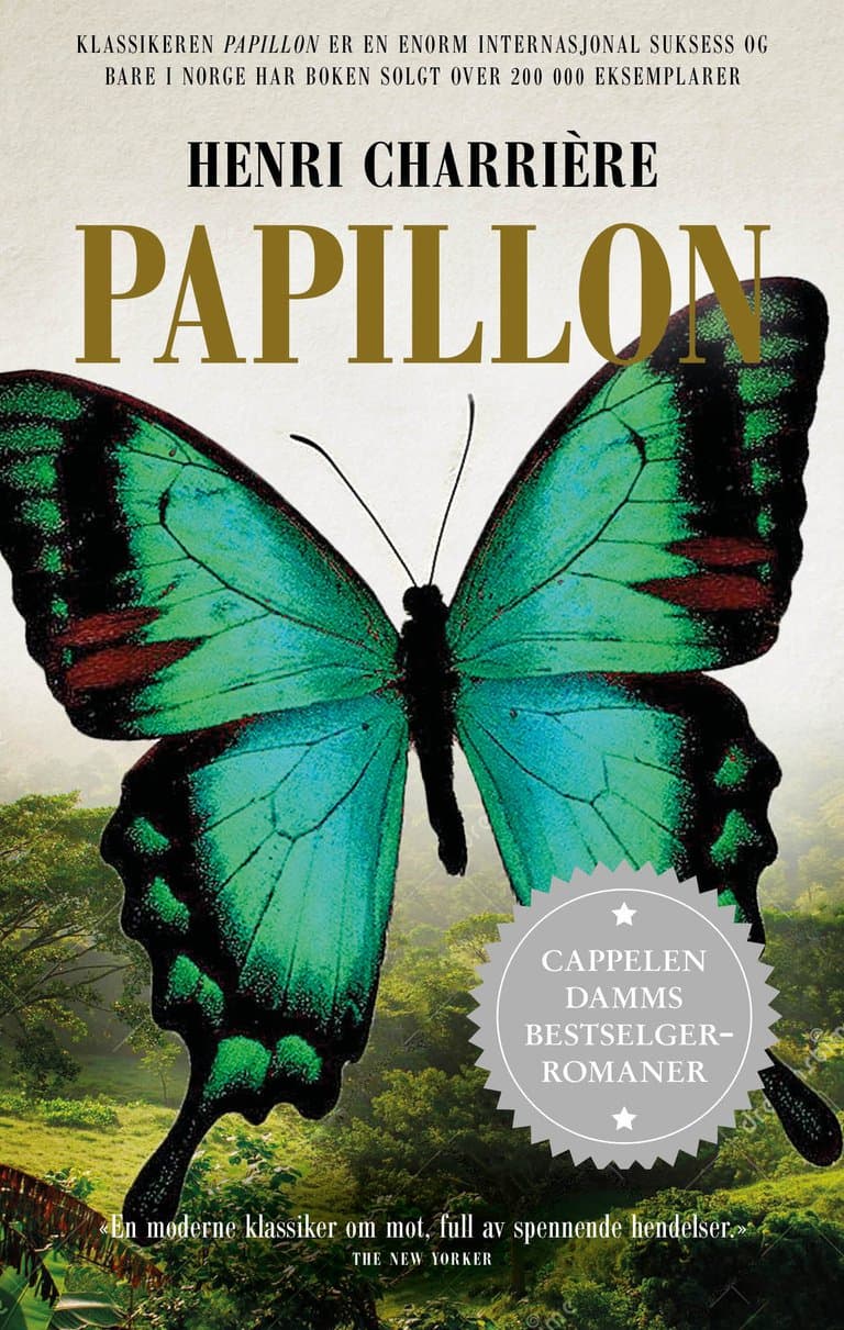Omslag Papillon av Henri Charrière (Heftet)