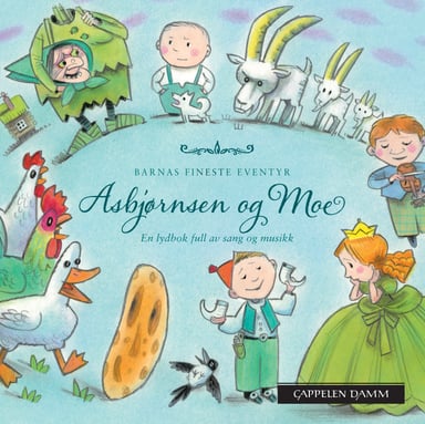 Omslag av "Barnas fineste eventyr: Asbjørnsen og Moe"