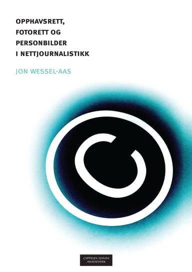 Omslag av "Opphavsrett, fotorett og personbilder i nettjournalistikk"