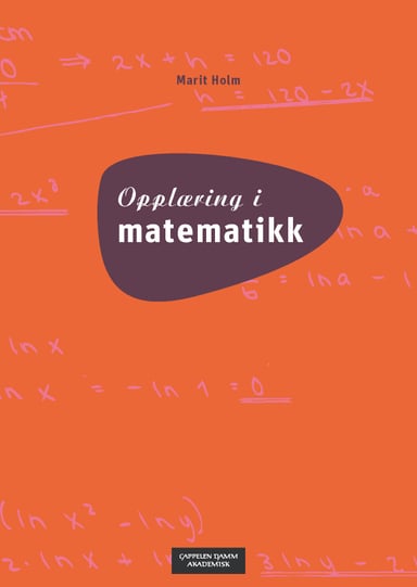 Omslag av "Opplæring i matematikk"