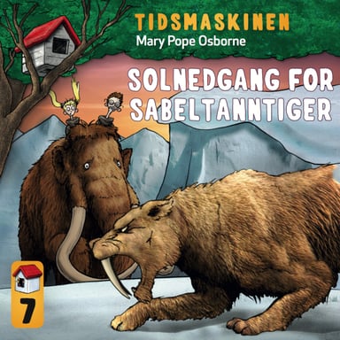 Omslag av "Solnedgang for sabeltanntiger"