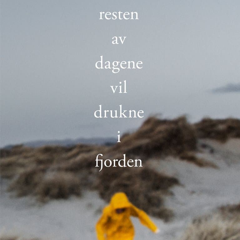 Omslag Resten av dagene vil drukne i fjorden av Rune Salvesen (Lydbok)