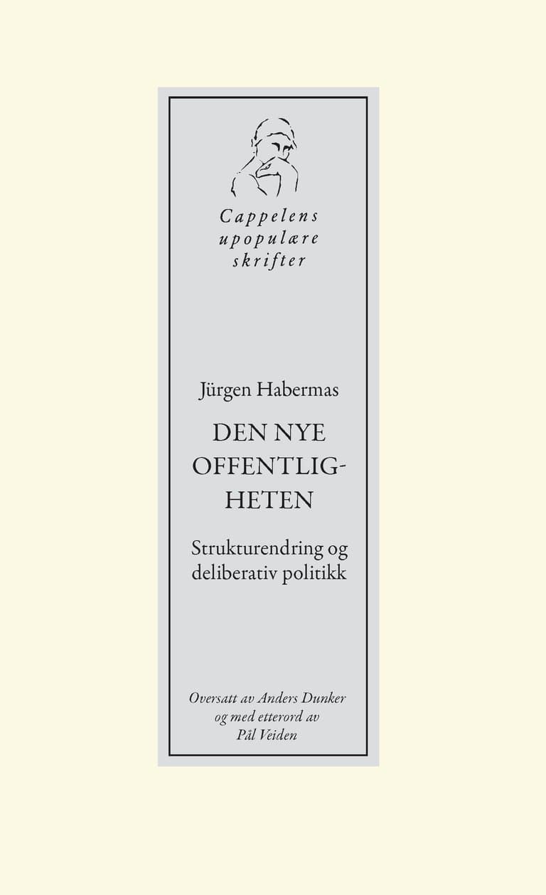 Omslag Den nye offentligheten av Jürgen Habermas (Heftet)