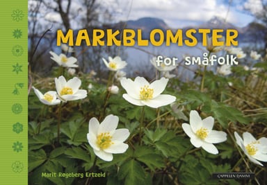 Omslag av "Markblomster for småfolk"