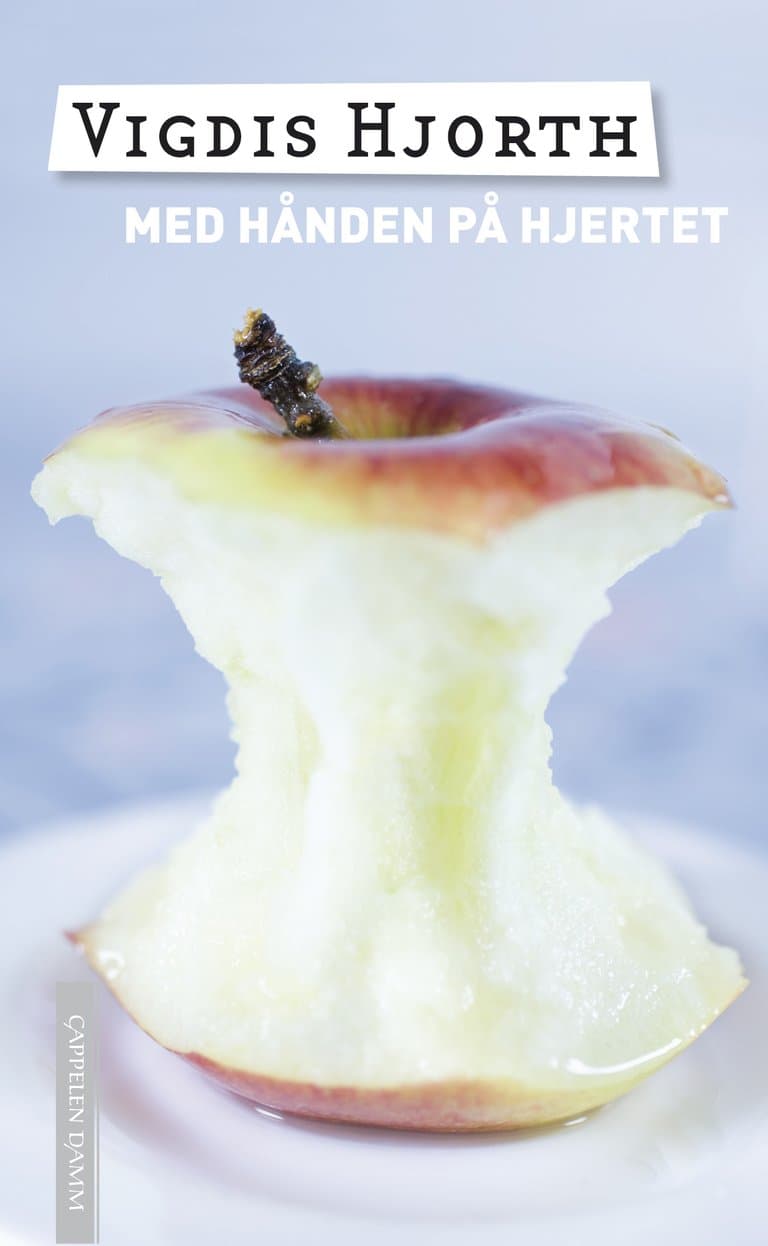 Omslag Med hånden på hjertet av Vigdis Hjorth (Ebok)