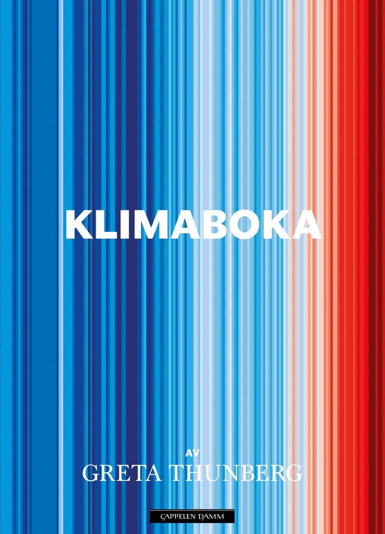 Omslag Klimaboka av Greta Thunberg (Innbundet)