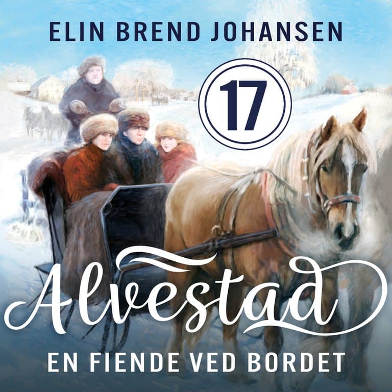 Omslag En fiende ved bordet av Elin Brend Johansen (Lydbok)