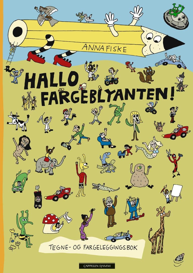 Omslag Hallo fargeblyanten av Anna Fiske (Heftet)