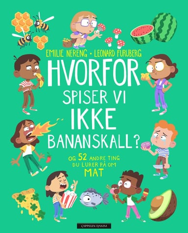 Omslag av "Hvorfor spiser vi ikke bananskall?"