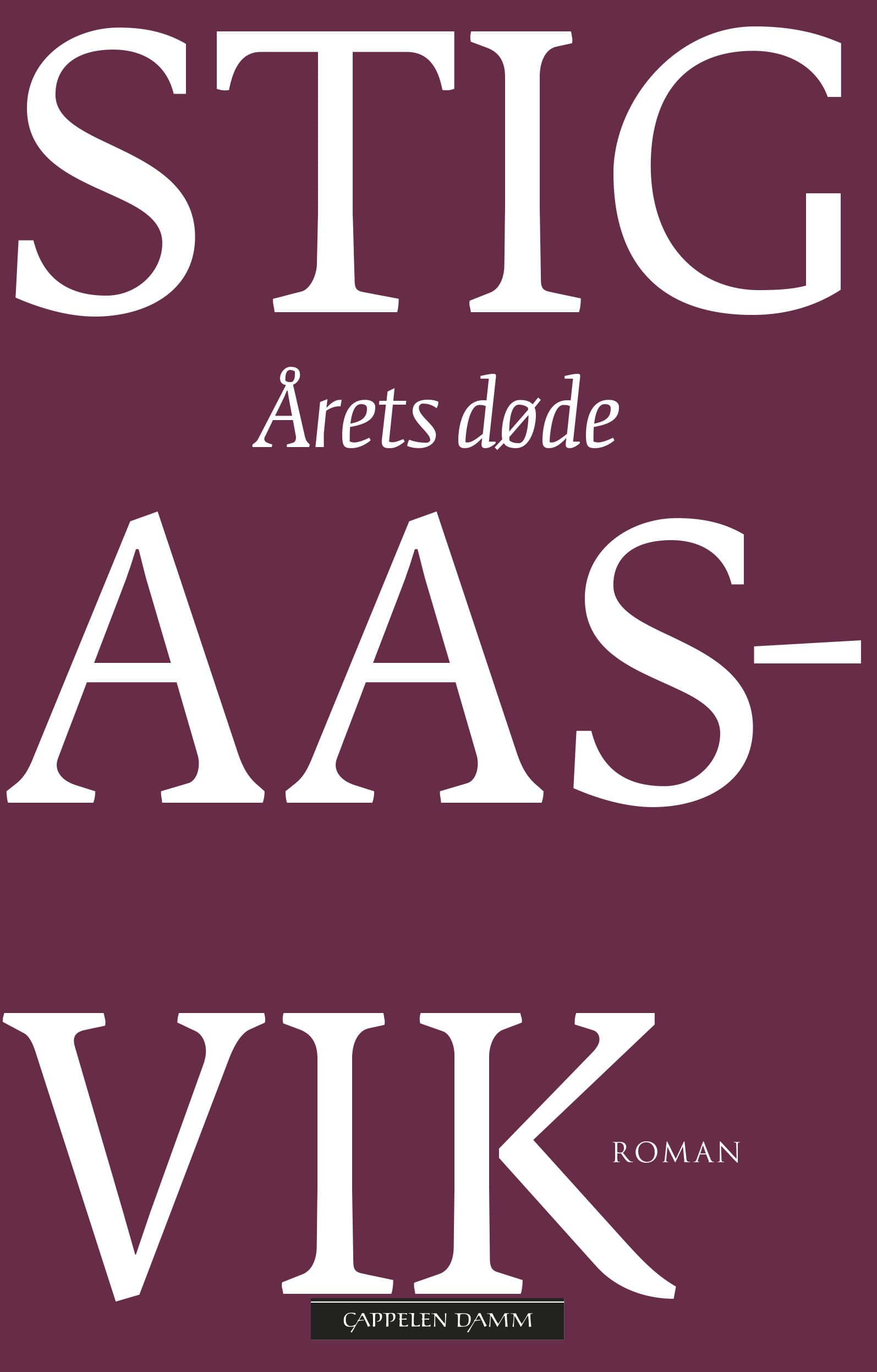 Omslag Årets døde av Stig Aasvik (Innbundet)