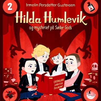 Omslag av "Hilda Humlevik og mysteriet på Søder Gods"