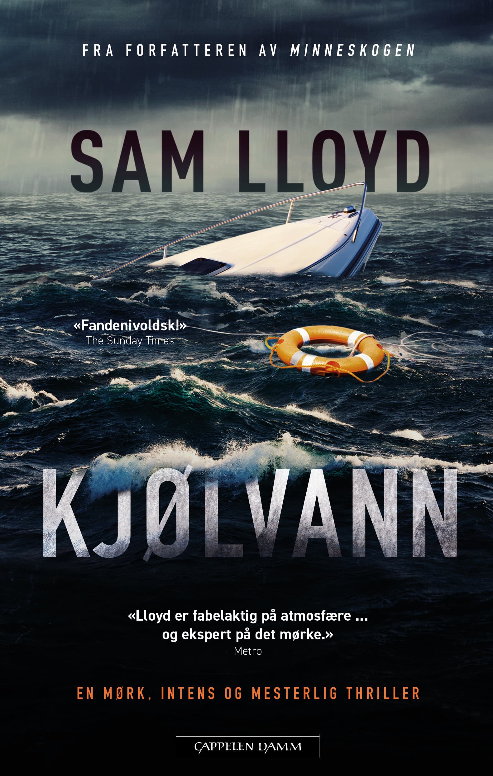 Omslag Kjølvann av Sam Lloyd (Ebok)