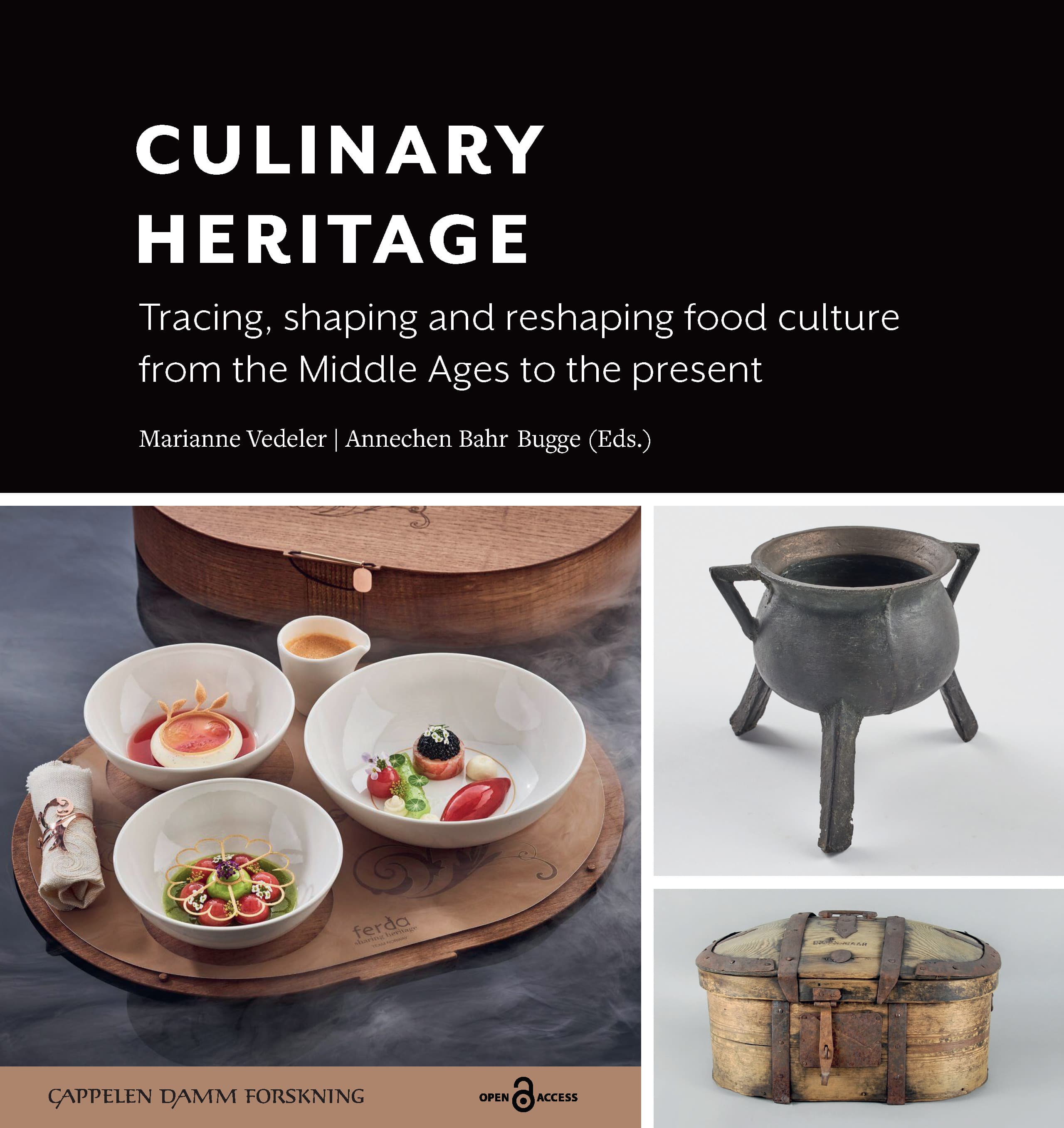 Omslag Culinary Heritage av Marianne Vedeler og Annechen Bahr Bugge (red.) (Innbundet)