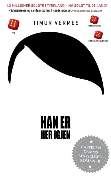 Omslag av "Han er her igjen"