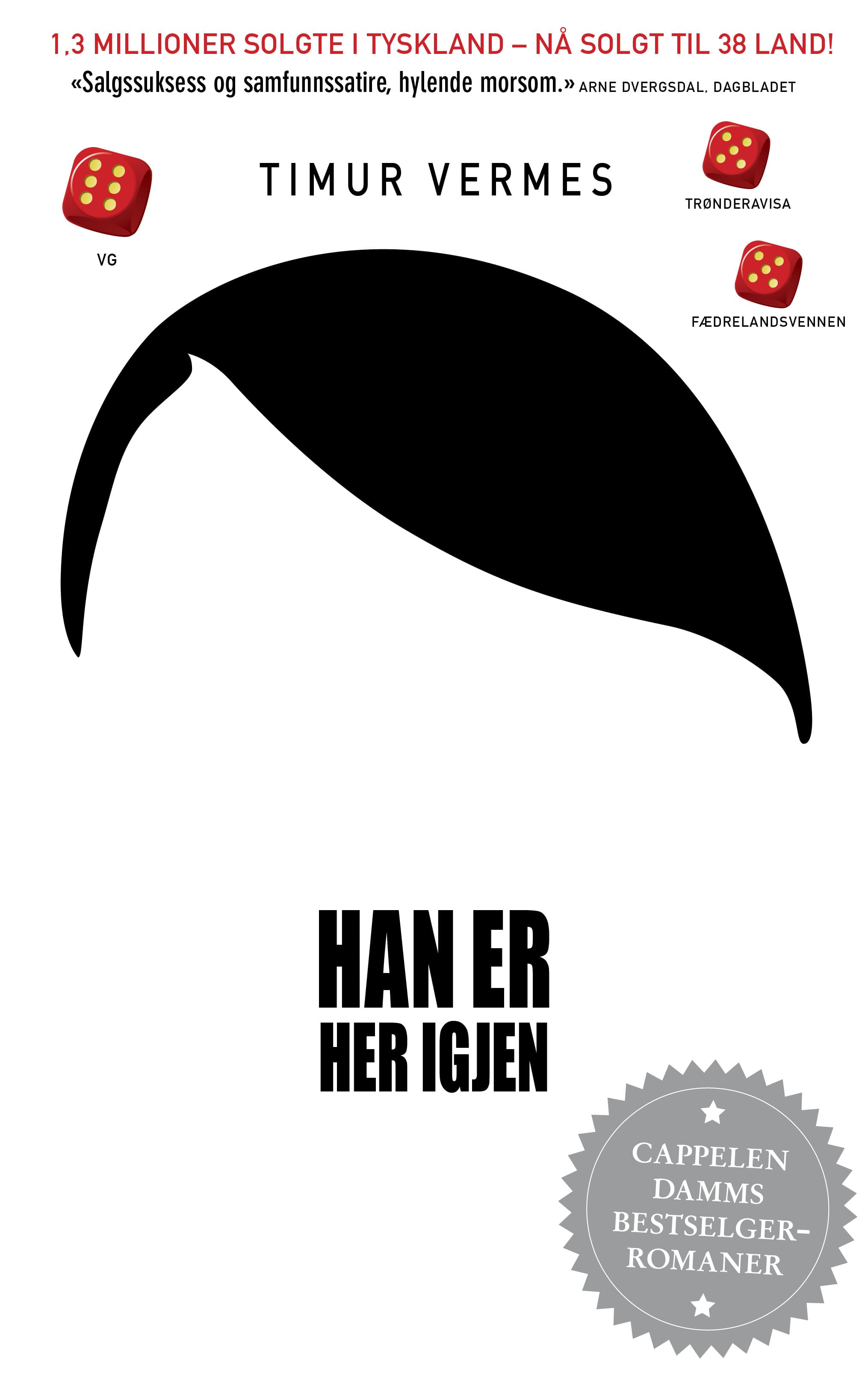 Omslag Han er her igjen av Timur Vermes (Heftet)