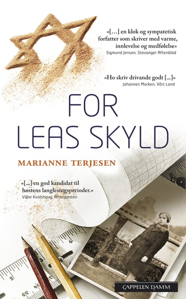 Omslag av "For Leas skyld"