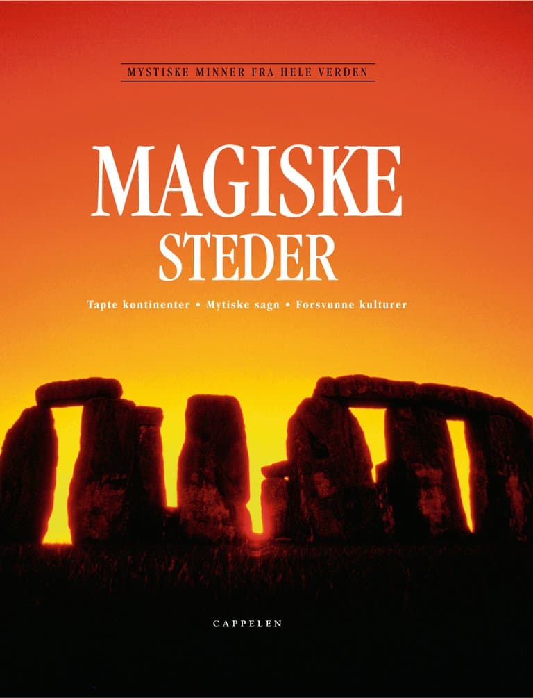 Omslag Magiske steder av Fiebag, Pieter / Holbe, Rainer / Gruber, Elmar (Innbundet)