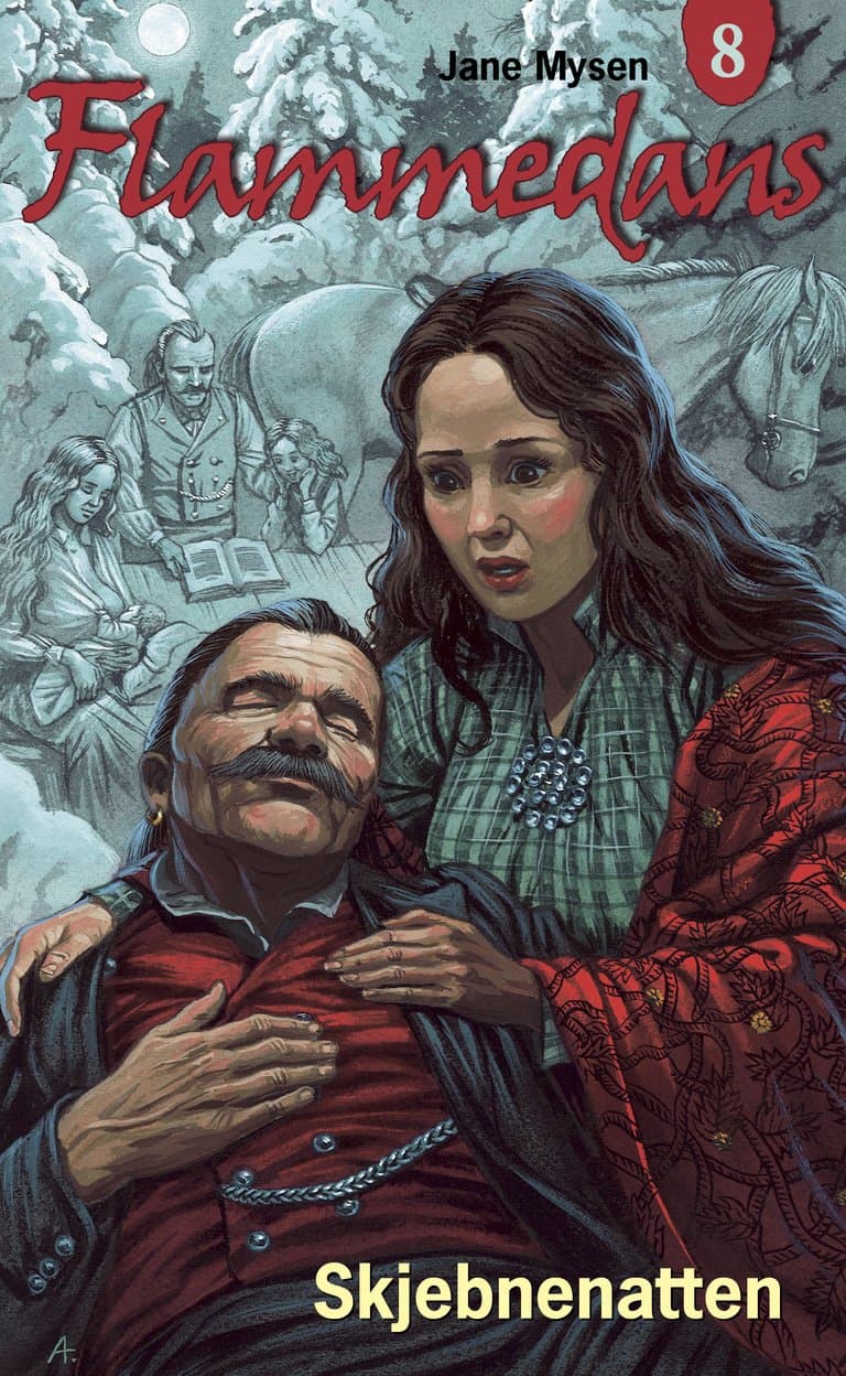Omslag Skjebnenatten av Jane Mysen (Ebok)