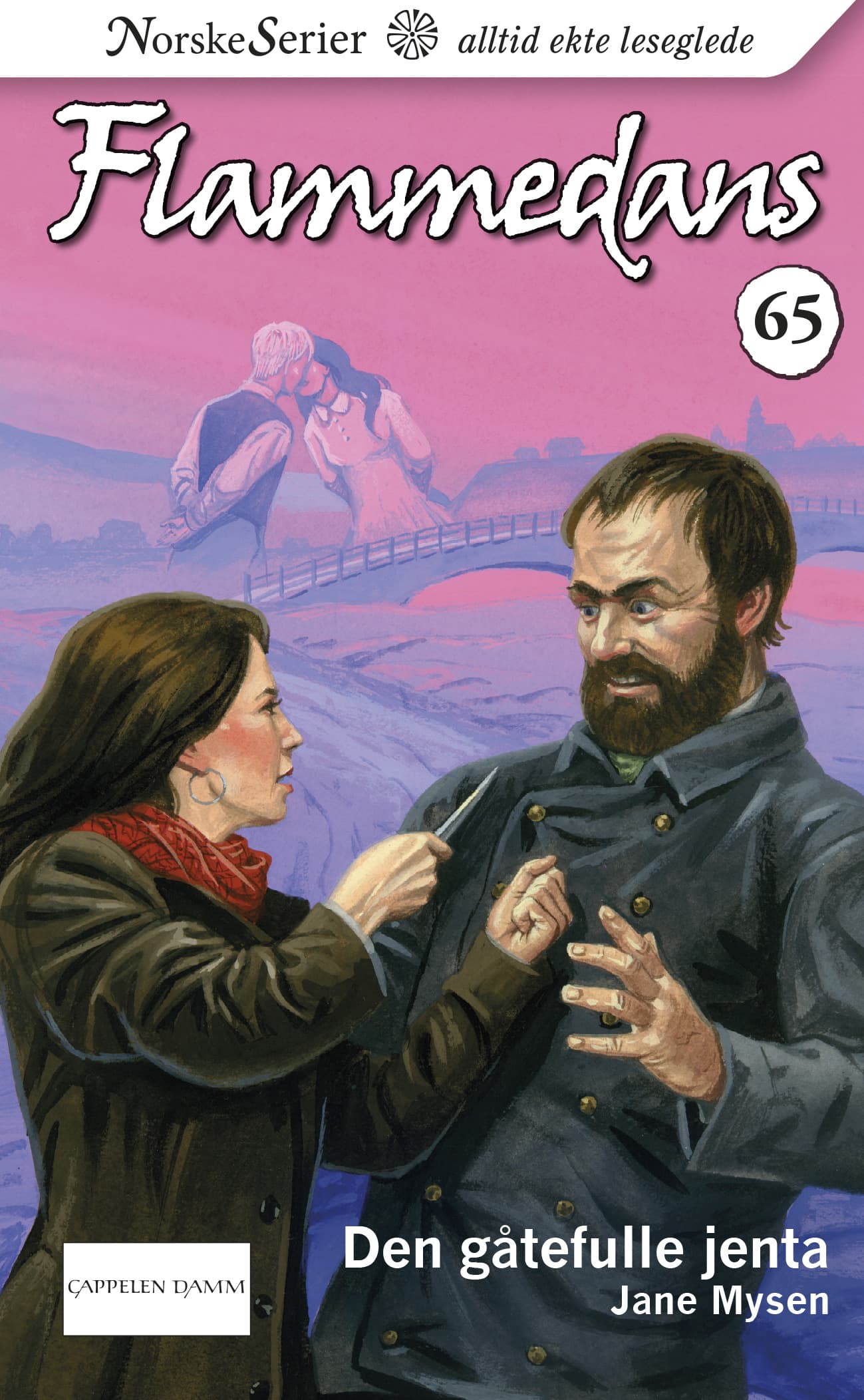 Omslag Den gåtefulle jenta av Jane Mysen (Ebok)