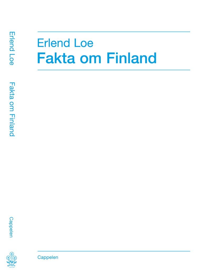 Omslag Fakta om Finland av Erlend Loe (Innbundet)