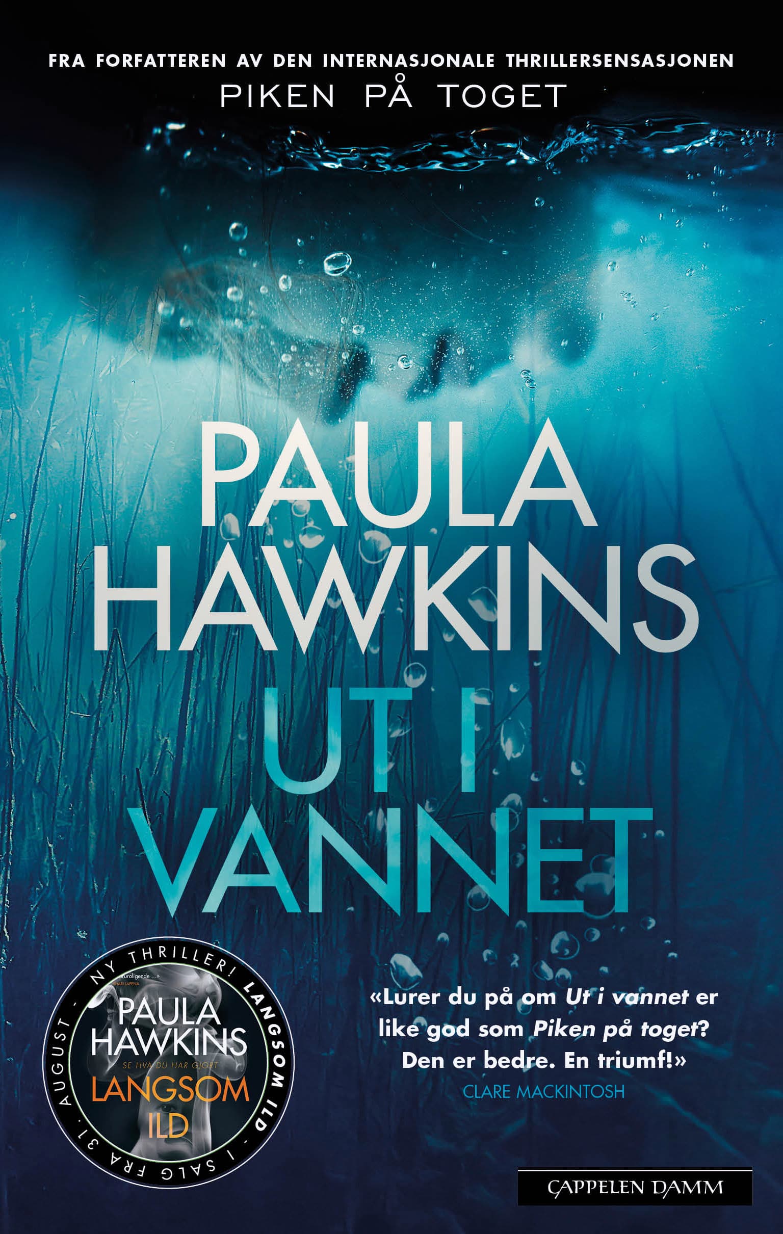 Omslag Ut i vannet av Paula Hawkins (Ebok)