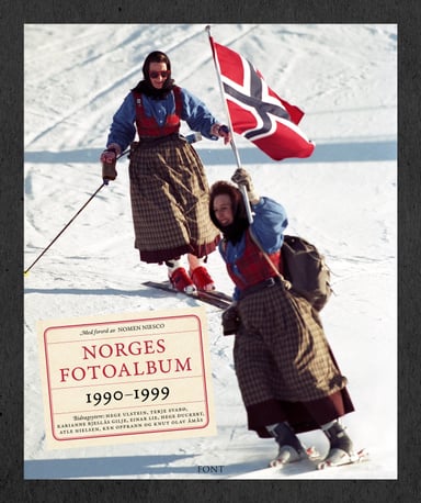 Omslag av "Norges fotoalbum 1990-1999"