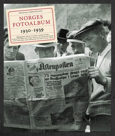 Omslag av "Norges fotoalbum 1930-1939"