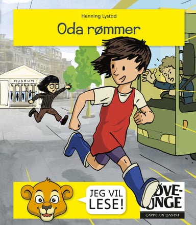 Omslag av "Løveunge - Oda rømmer"