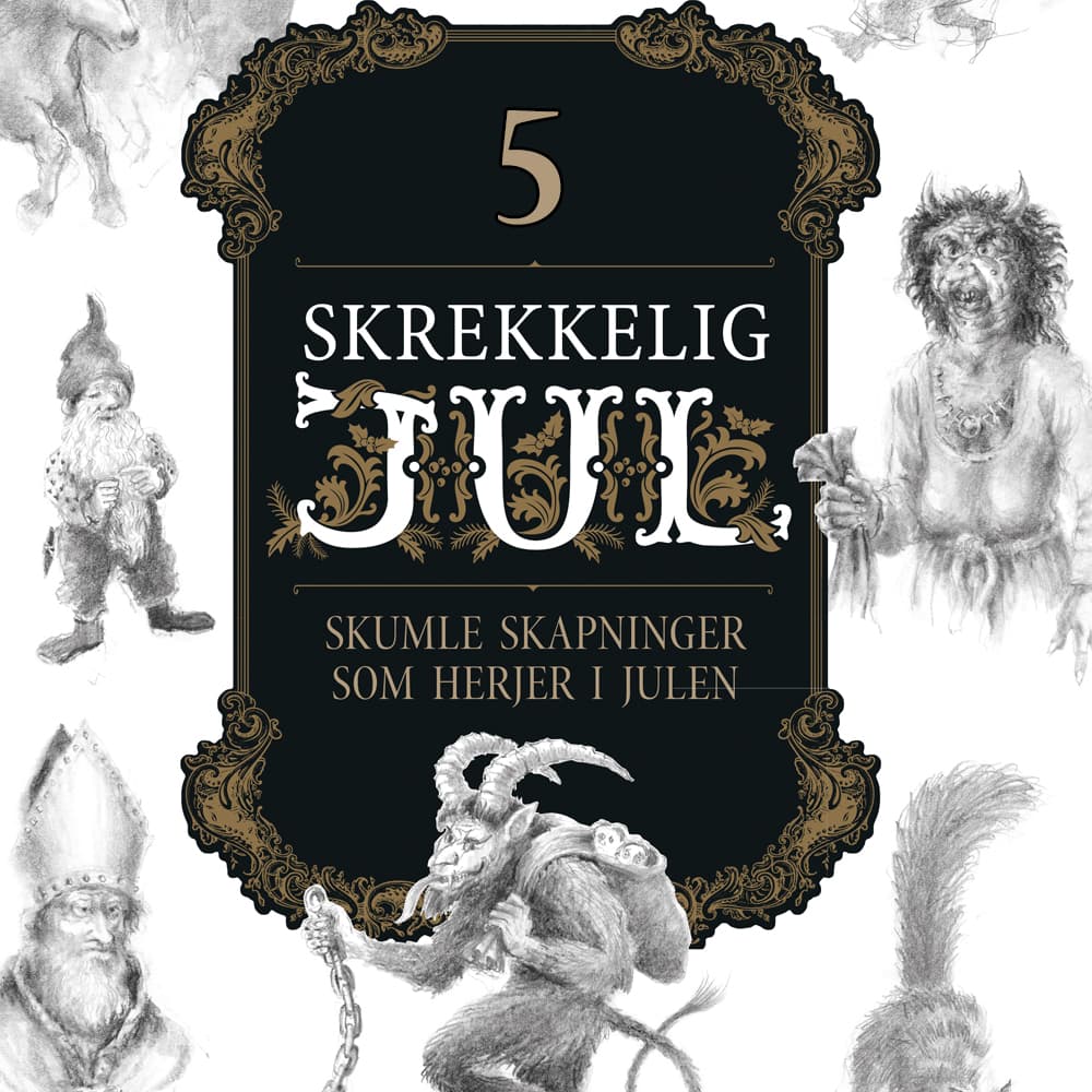 Omslag Skrekkelig jul – del 5 av Sveinung Lutro (Lydbok)
