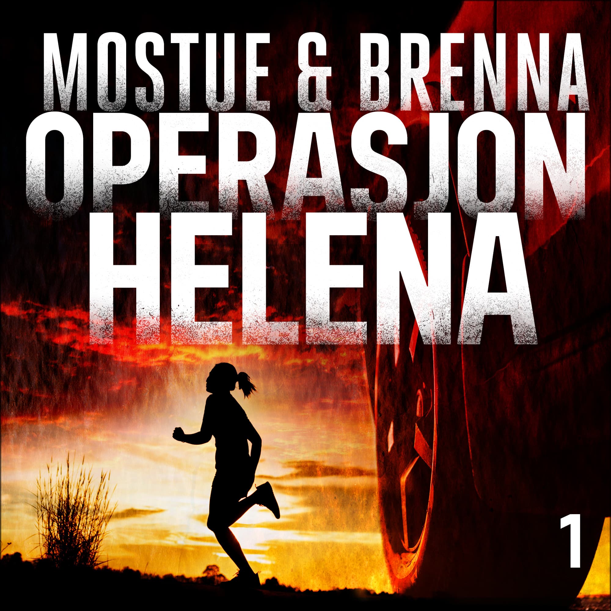 Omslag Operasjon Helena av Johnny Brenna og Sigbjørn Mostue (Lydbok)