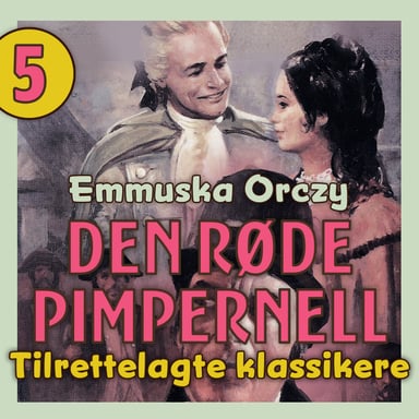 Omslag av "Den røde pimpernell"