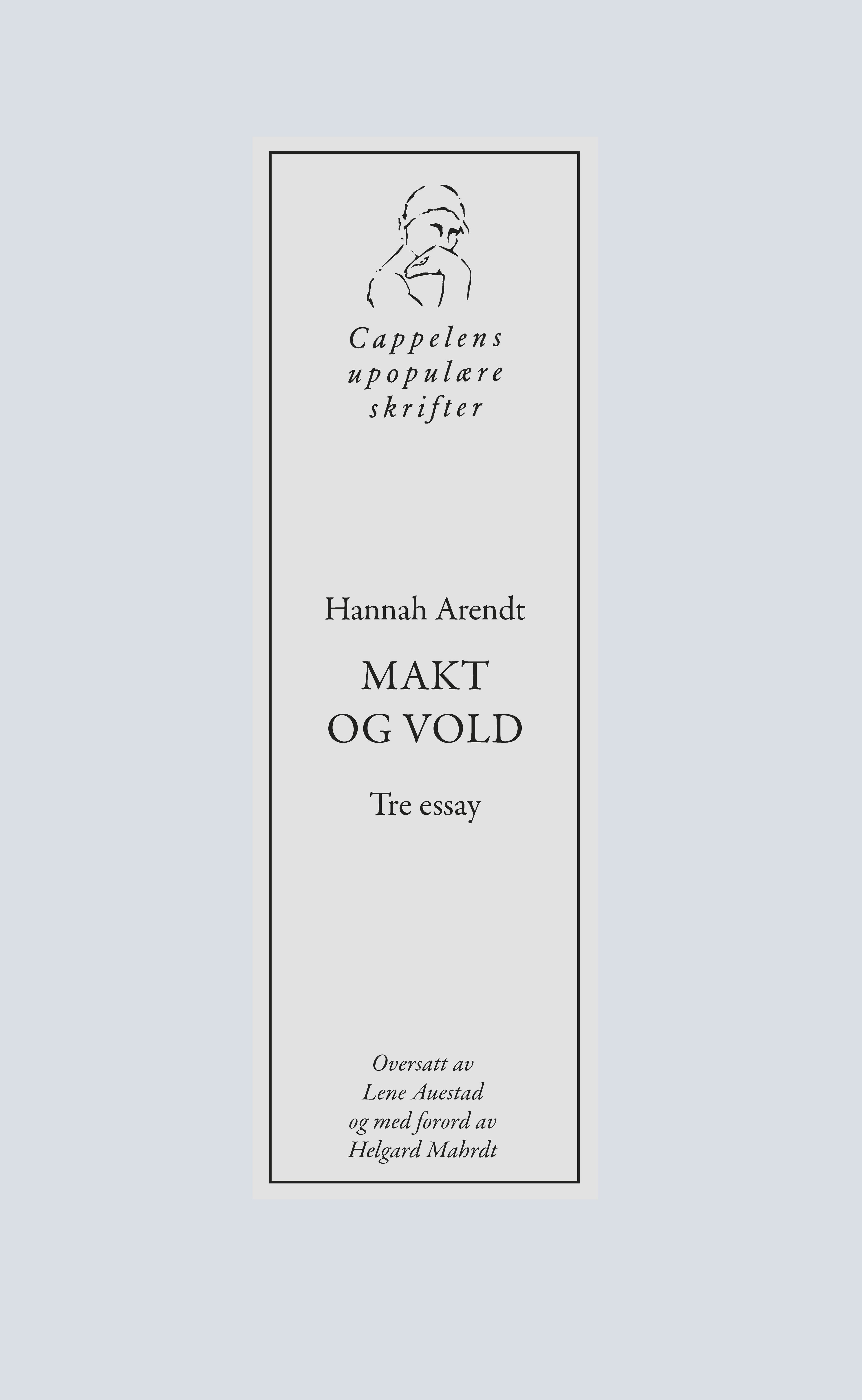 Omslag Makt og vold av Hannah Arendt (Heftet)