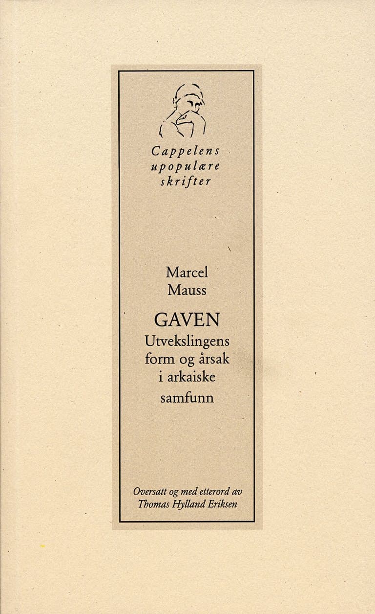 Omslag Gaven av Marcel Mauss (Heftet)