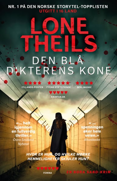 Omslag av "Den blå dikterens kone"
