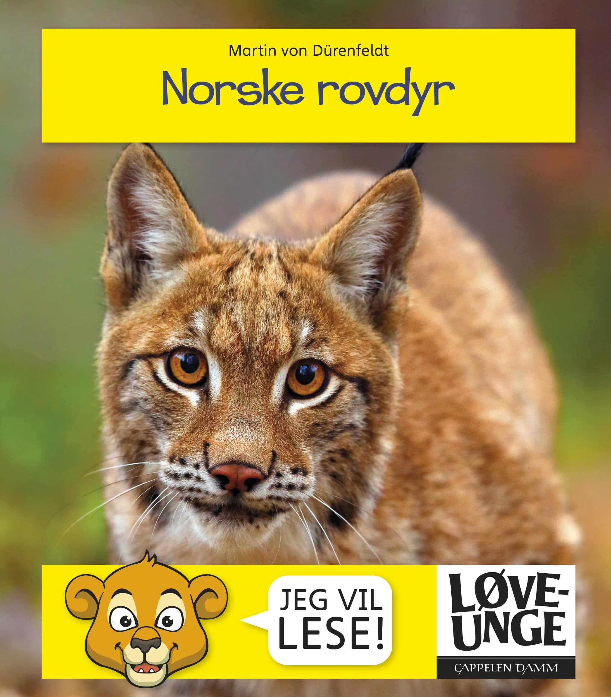 Omslag Løveunge - Norske rovdyr av Martin von Dürenfeldt (Ebok)