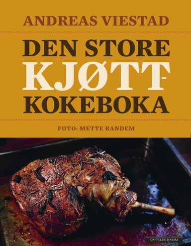 Omslag av "Den store kjøttkokeboka"